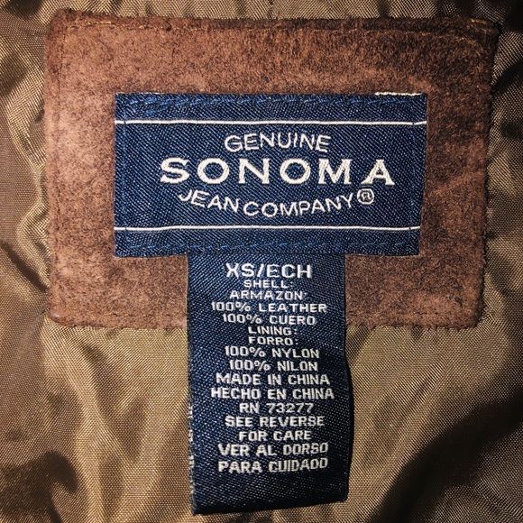 Brown suede jacket - Picture 1 of 3